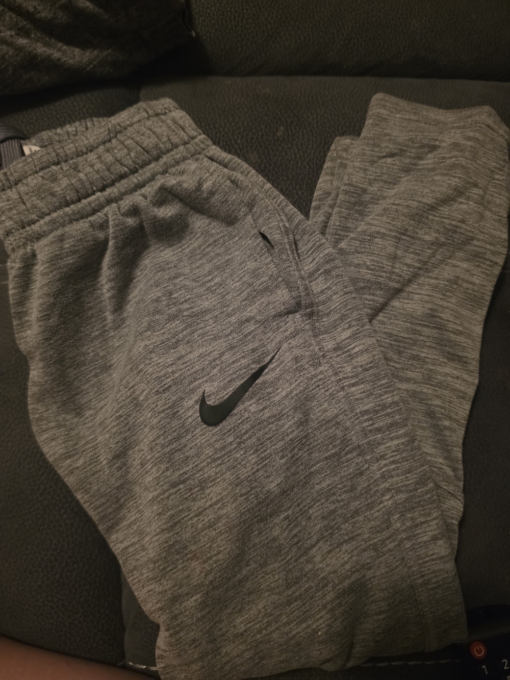 Nike Kids Gray Heather Jogger Sweatpants